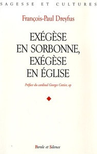 Exegese en sorbonne exegese en eglise