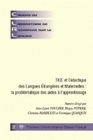 TICE et didactique, des langues étrangères et maternelles - la problématique des aides à l'apprentissage