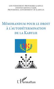 Mémorandum pour le droit à l'autodétermination de la Kabylie