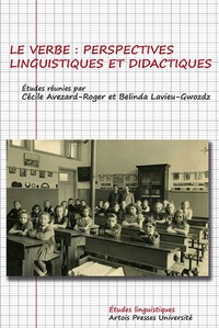 VERBE PERSPECTIVES LINGUISTIQUES ET DIDACTIQUES