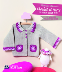 Crochet et tricot en coton pour bébé