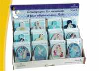 PRESENTOIR MAITE ROCHE - 48 OBJETS BOIS (24 CROIX / 24 CADRES)