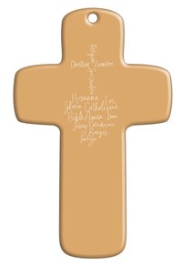 CROIX BOIS IMPRIMEE SISTERS 34 - MOTS EXVOTO