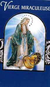 Lot de 12  Cartes doubles  Biblio Vierge Miraculeuse