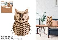 DECO CARTON 3D GM CHOUETTE