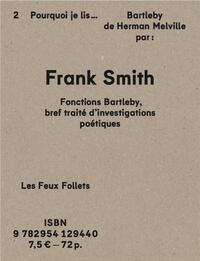 Fonctions Bartleby, bref traité d'investigations poétiques