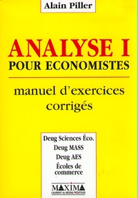 ANALYSE I POUR ECONOMISTES