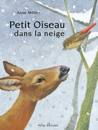 Petit oiseau dans la neige