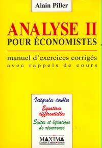 ANALYSE II POUR ECONOMISTES