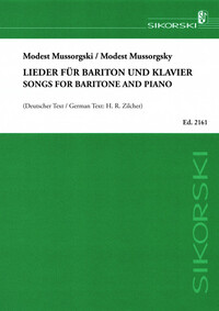 LIEDER - FUR BARITON UND KLAVIER