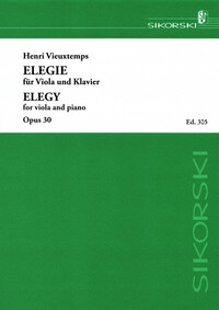 ELEGIE - FUR VIOLA UND KLAVIER. OP. 30.