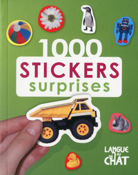 1000 stickers surprises (fond vert)