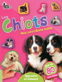 MES AUTOCOLLANTS MALINS - LES CHIOTS