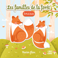 Mes puzzles câlins - Les familles de la forêt