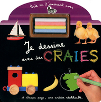JE DESSINE AVEC DES CRAIES (BANDEAU VIOLET)
