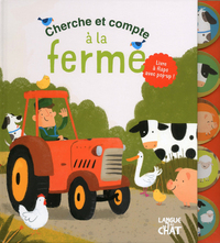 Cherche et compte à la ferme - Livre à flaps avec pop-up !