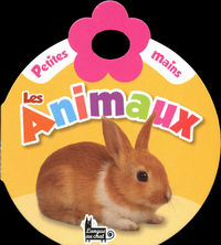 PETITES MAINS LES ANIMAUX (FOND JAUNE ORANGE)