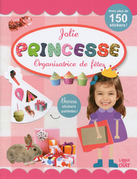 Jolie princesse organisatrice de fêtes