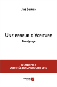 UNE ERREUR D'ECRITURE