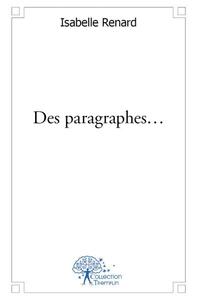 Des paragraphes...