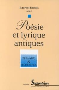 Poésie et lyrique antiques