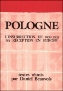 Pologne - l'insurrection de 1830-1831, sa réception en Europe