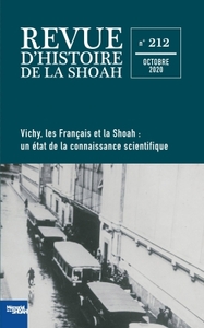 REVUE D'HISTOIRE DE LA SHOAH n° 212