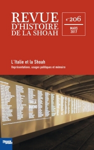 Revue d'Histoire de la Shoah n° 206 - ITALIE ET LA SHOAH