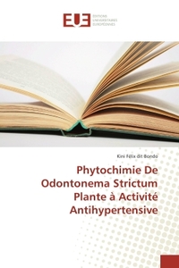 Phytochimie De Odontonema Strictum Plante A Activite Antihypertensive