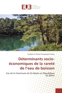 Déterminants socio-économiques de la rareté de l'eau de boisson