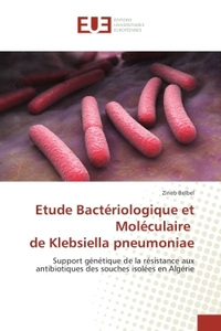ETUDE BACTERIOLOGIQUE ET MOLECULAIRE DE KLEBSIELLA PNEUMONIAE - SUPPORT GENETIQUE DE LA RESISTANCE A