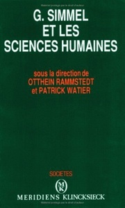 GEORG SIMMEL ET LES SCIENCES HUMAINES