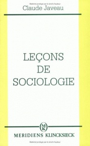 LECONS DE SOCIOLOGIE