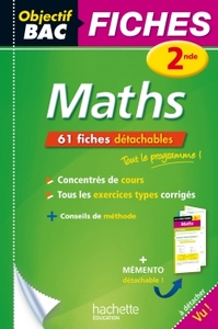 Objectif Bac Fiches détachables Maths 2nde