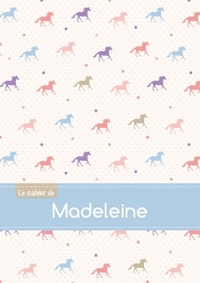 CAHIER MADELEINE PTSCX,96P,A5 CHEVAUX