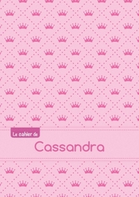 Le cahier de Cassandra - Petits carreaux, 96p, A5 - Princesse