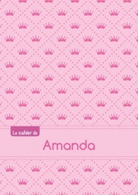 Le cahier d'Amanda - Blanc, 96p, A5 - Princesse
