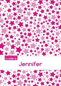 Le cahier de Jennifer - Blanc, 96p, A5 - Constellation Rose