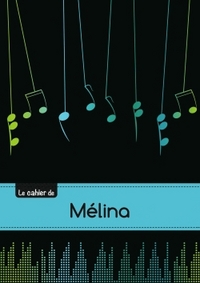 CARNET MELINA MUSIQUE,48P,A5