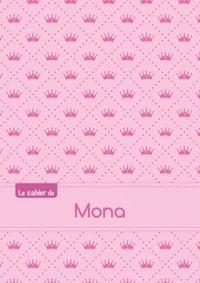 CAHIER MONA BLANC,96P,A5 PRINCESSE