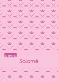 CAHIER SALOME BLANC,96P,A5 PRINCESSE
