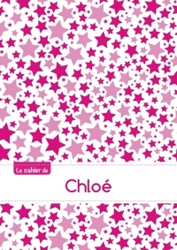 Le cahier de Chloé - Petits carreaux, 96p, A5 - Constellation Rose
