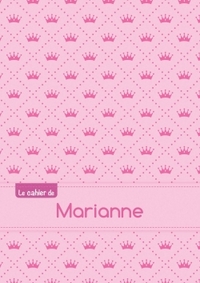 CAHIER MARIANNE BLANC,96P,A5 PRINCESSE