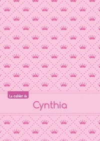 Le cahier de Cynthia - Blanc, 96p, A5 - Princesse