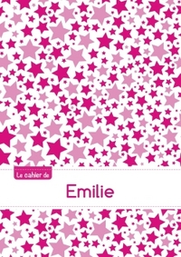 Le cahier d'Emilie - Petits carreaux, 96p, A5 - Constellation Rose