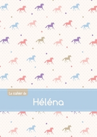 Le cahier de Héléna - Blanc, 96p, A5 - Chevaux