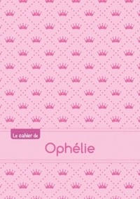 CAHIER OPHELIE BLANC,96P,A5 PRINCESSE
