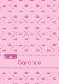 Le cahier de Garance - Blanc, 96p, A5 - Princesse