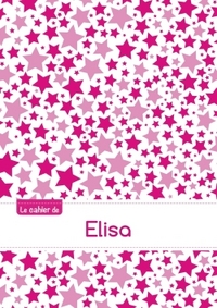 Le cahier d'Elisa - Petits carreaux, 96p, A5 - Constellation Rose