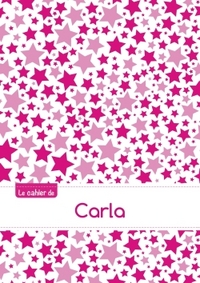 Le cahier de Carla - Petits carreaux, 96p, A5 - Constellation Rose